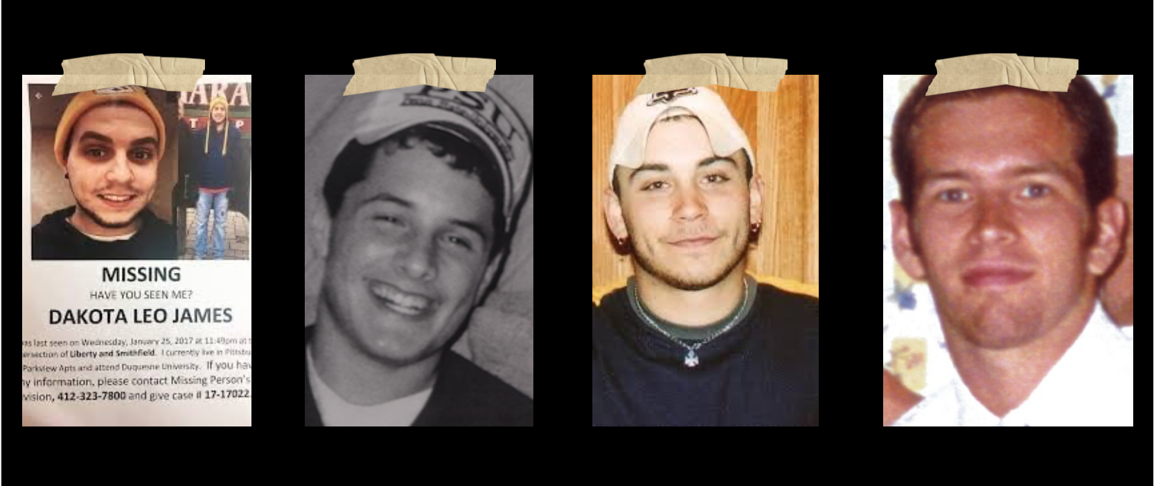 Les victimes des Smileys Face Killers/© Ines Dauguet